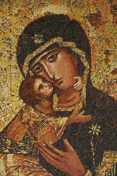 Greek Virgin, Annunciation Basilica, Nazareth, Israel by Unbekannt