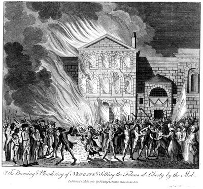 Anti-Catholic Gordon Riots, London by Unbekannt