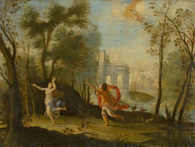Apollo Pursuing Daphne by Unbekannt