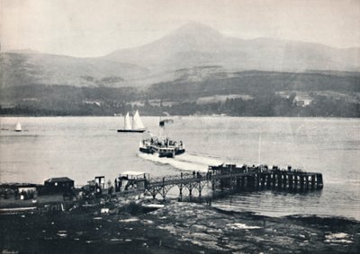 Arran - Brodick Pier and Goatfell by Unbekannt