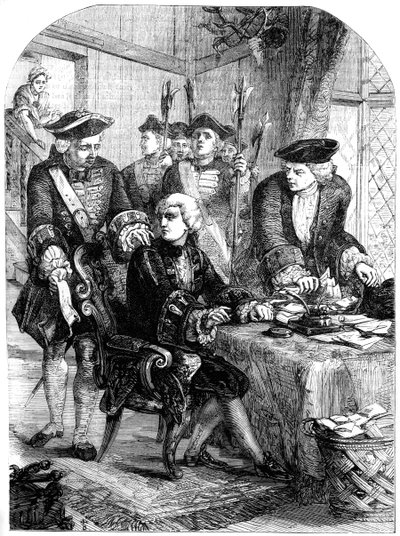 Arrest of Sir William Wyndham, c1715 by Unbekannt
