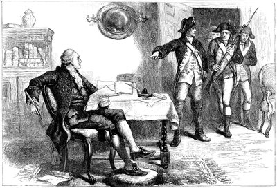 Arrest of William Franklin, New Jersey, 1776 by Unbekannt