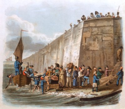 Arrival at Calais by Unbekannt