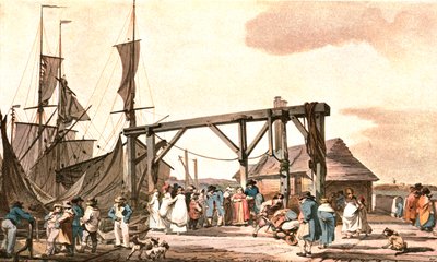 Arrival of the Hoy at Margate by Unbekannt