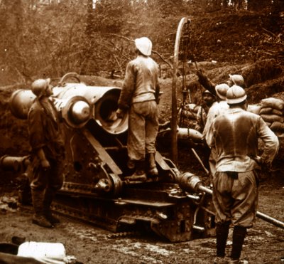 Artillery, Bois du Chatelet, France by Unbekannt