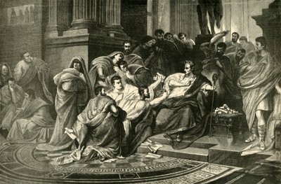 Assassination of Julius Caesar, 1890 by Unbekannt