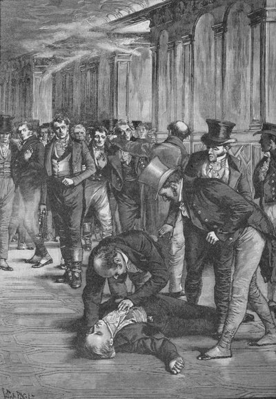 Assassination of Spencer Perceval, 1812-1906 by Unbekannt