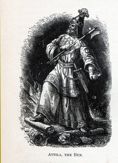 Attila the Hun, 1882 by Unbekannt