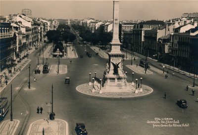 Avenida da Liberdade, Lisbon, Portugal, c1936 by Unbekannt