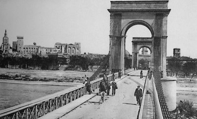 Avignon - Suspended Bridge by Unbekannt