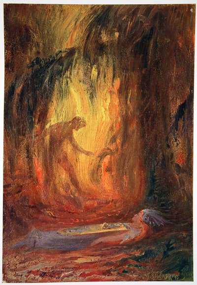 Awakening of Brunnhilde by Unbekannt