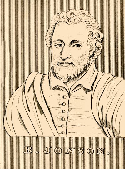 B. Jonson, c1572-1637, 1830 by Unbekannt