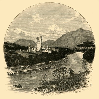 Balmoral Castle, from the Road, 1898 by Unbekannt