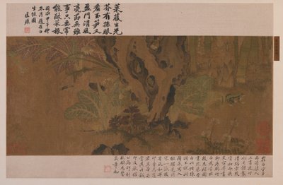 Bamboo, Frog, and Insects by Unbekannt