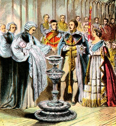 Baptism of Prince of Wales by Unbekannt