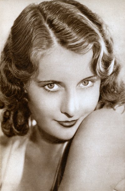 Barbara Stanwyck, American Film and Television Actress, 1933 by Unbekannt