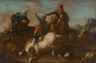 Battle Scene by Unbekannt