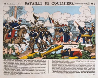 Battle of Coulmiers, Franco-Prussian War, 9th November 1870 by Unbekannt