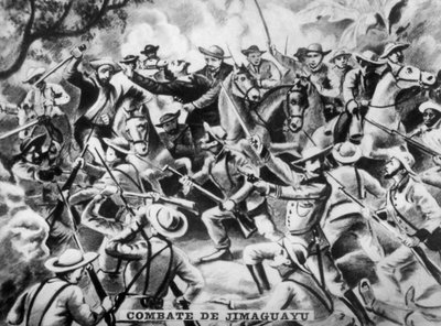 Battle of Jimaguaya by Unbekannt
