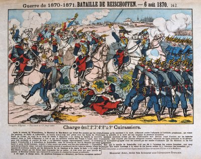 Battle of Reichshoffen, Franco-Prussian War, 6th August 1870 by Unbekannt
