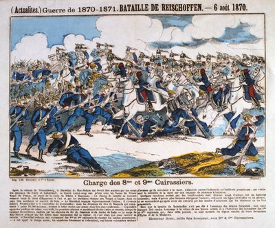 Battle of Reichshoffen, Franco-Prussian war, 6th August 1870 by Unbekannt