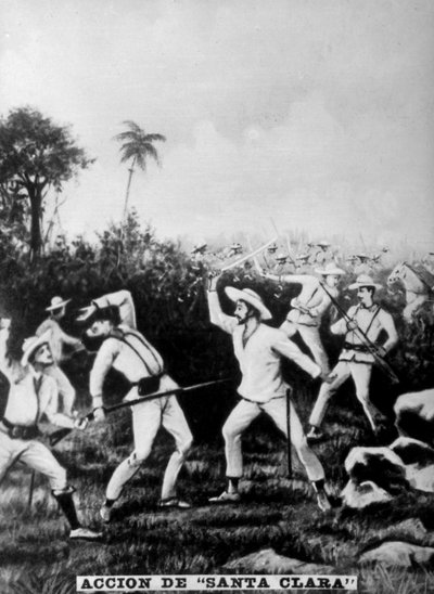 Battle of Santa Clara by Unbekannt