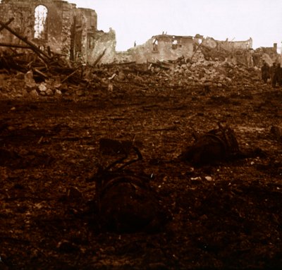 Battlefield, Aisne, France by Unbekannt