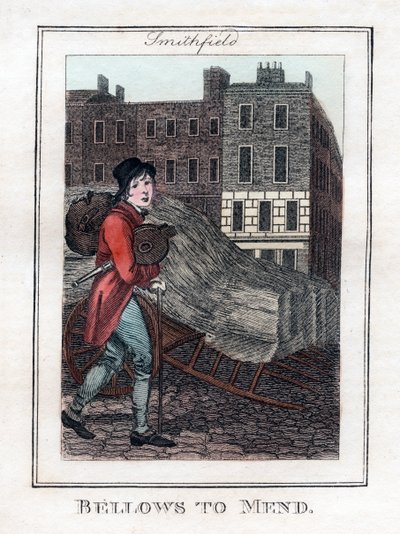 Bellows to Mend, Smithfield, London, 1805 by Unbekannt