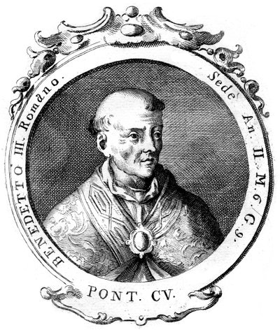Benedict III, Pope of the Catholic Church by Unbekannt