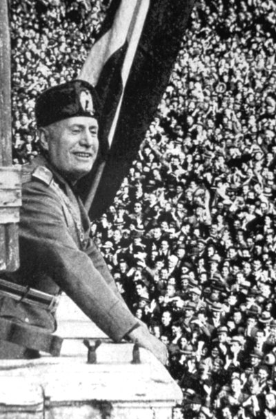 Benito Mussolini, Italian fascist dictator by Unbekannt