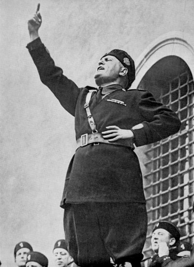 Benito Mussolini, Italian Fascist Dictator, c. 1930s by Unbekannt