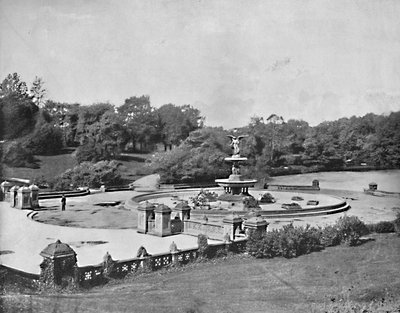 Bethesda Fountain, Central Park, New York, c1897 by Unbekannt