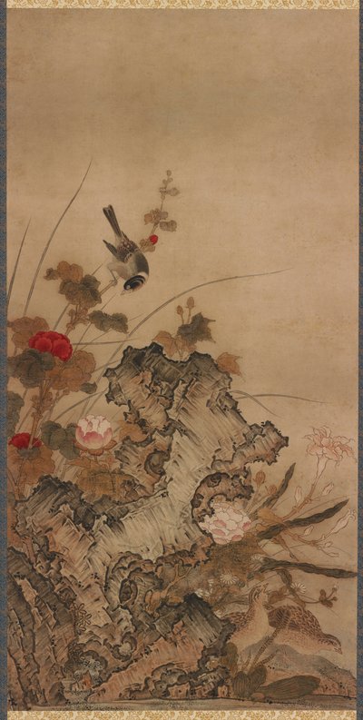 Birds and Flowers by Unbekannt