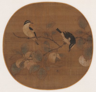 Birds on a Peach Branch by Unbekannt