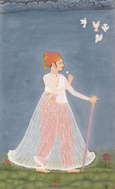 Bishen Singh as a Young Man, ca. 1780 by Unbekannt
