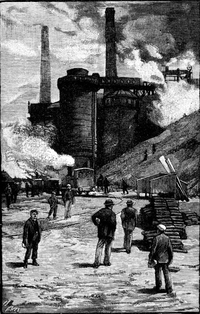 Blast Furnaces, South Wales by Unbekannt