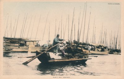 Boats and Sampans, c1910 by Unbekannt