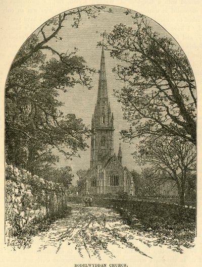 Bodelwyddan Church, 1898 by Unbekannt
