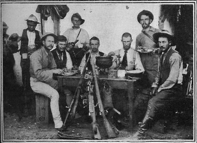 Boer Telegraphists at Tea, 1900 by Unbekannt