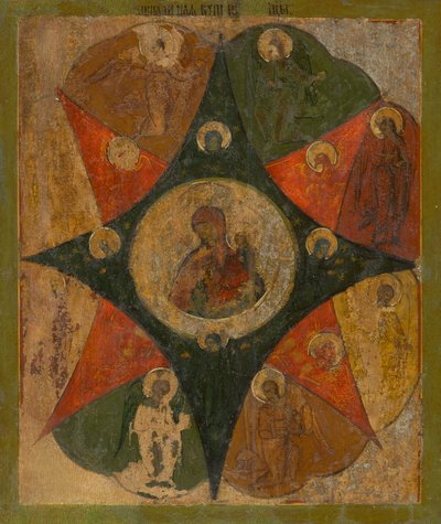 The Burning Bush Madonna by Unbekannt