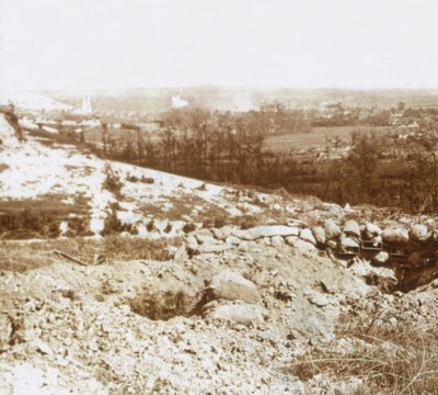 Bombardment, Ablain-Saint-Nazaire, Northern France by Unbekannt