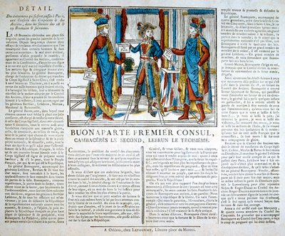 Bonaparte 1st Consul by Unbekannt