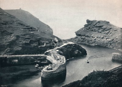 Boscastle - View of the Harbour by Unbekannt