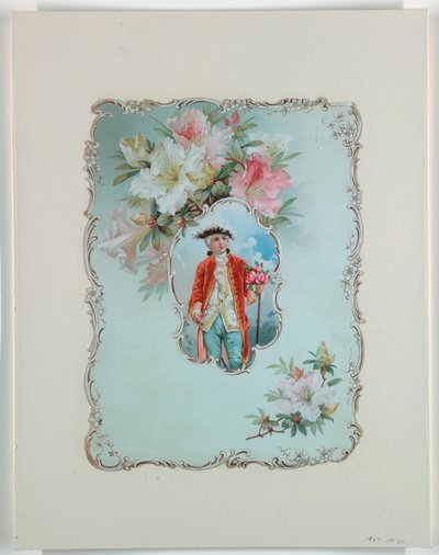 Boy Holding Bouquet of Roses, 1880–1910 by Unbekannt