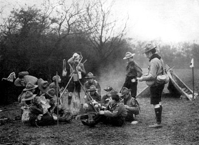 Boy Scouts Camping by Unbekannt