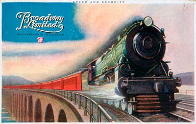 Broadway Limited, Pennsylvania Railroad, 1927 by Unbekannt