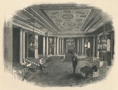 Buckingham Palace: The Marble Hall, 1886 by Unbekannt