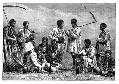 Bulgarian Peasants, c1890 by Unbekannt