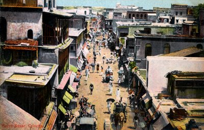 Burra Bazar, Calcutta, India by Unbekannt