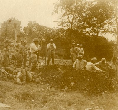 Burying the Dead by Unbekannt